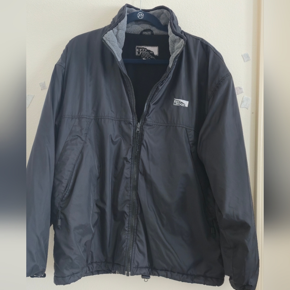 Red Ledge Men's Classic Black Windbreaker